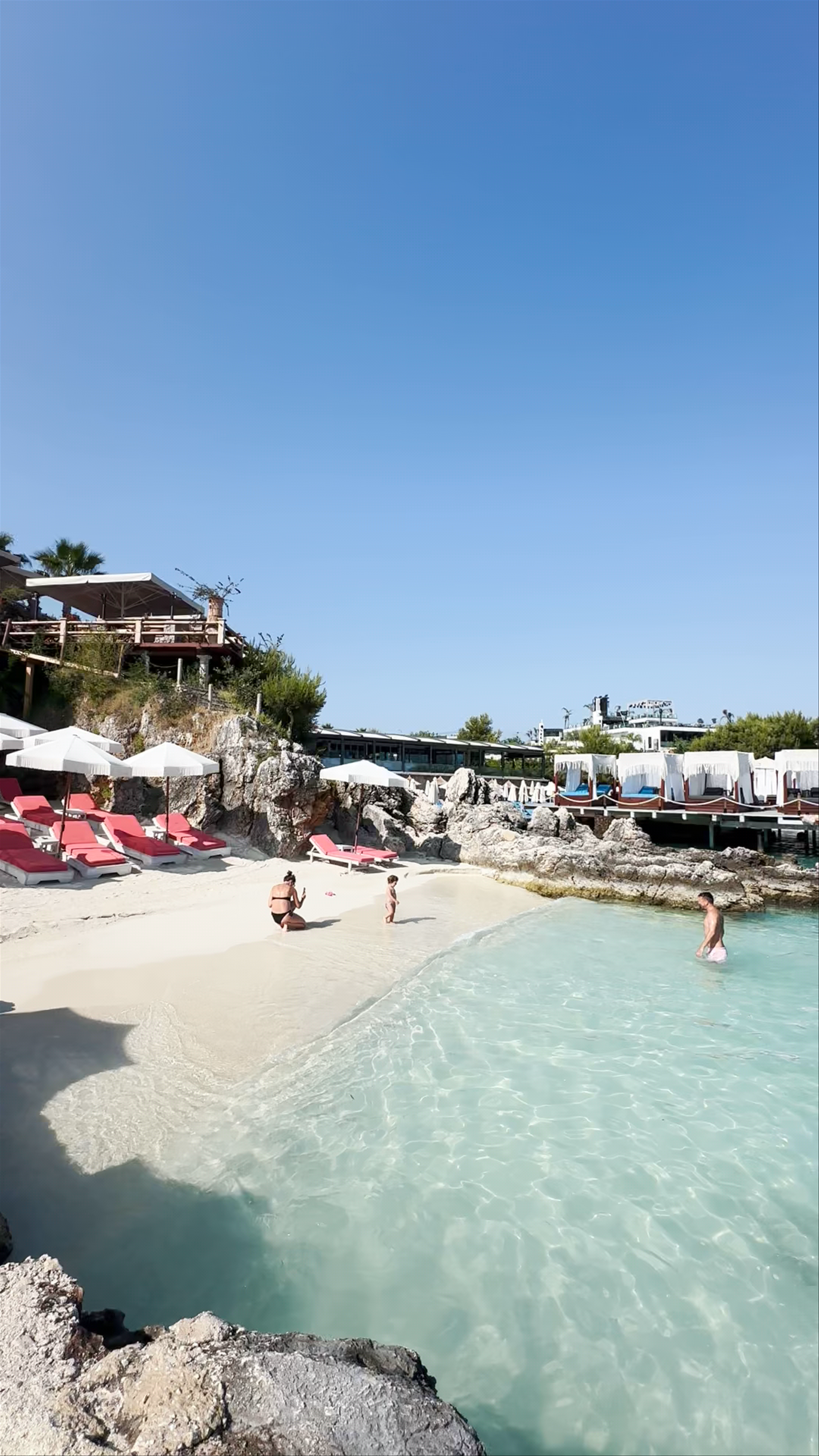 Serene Beach Escape at Guvat Beach, Ksamil, Albania