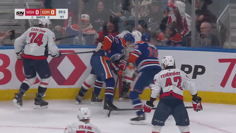 Bouchard with a hat trick and six points vs. Washington Capitals · Jan 24, 2026