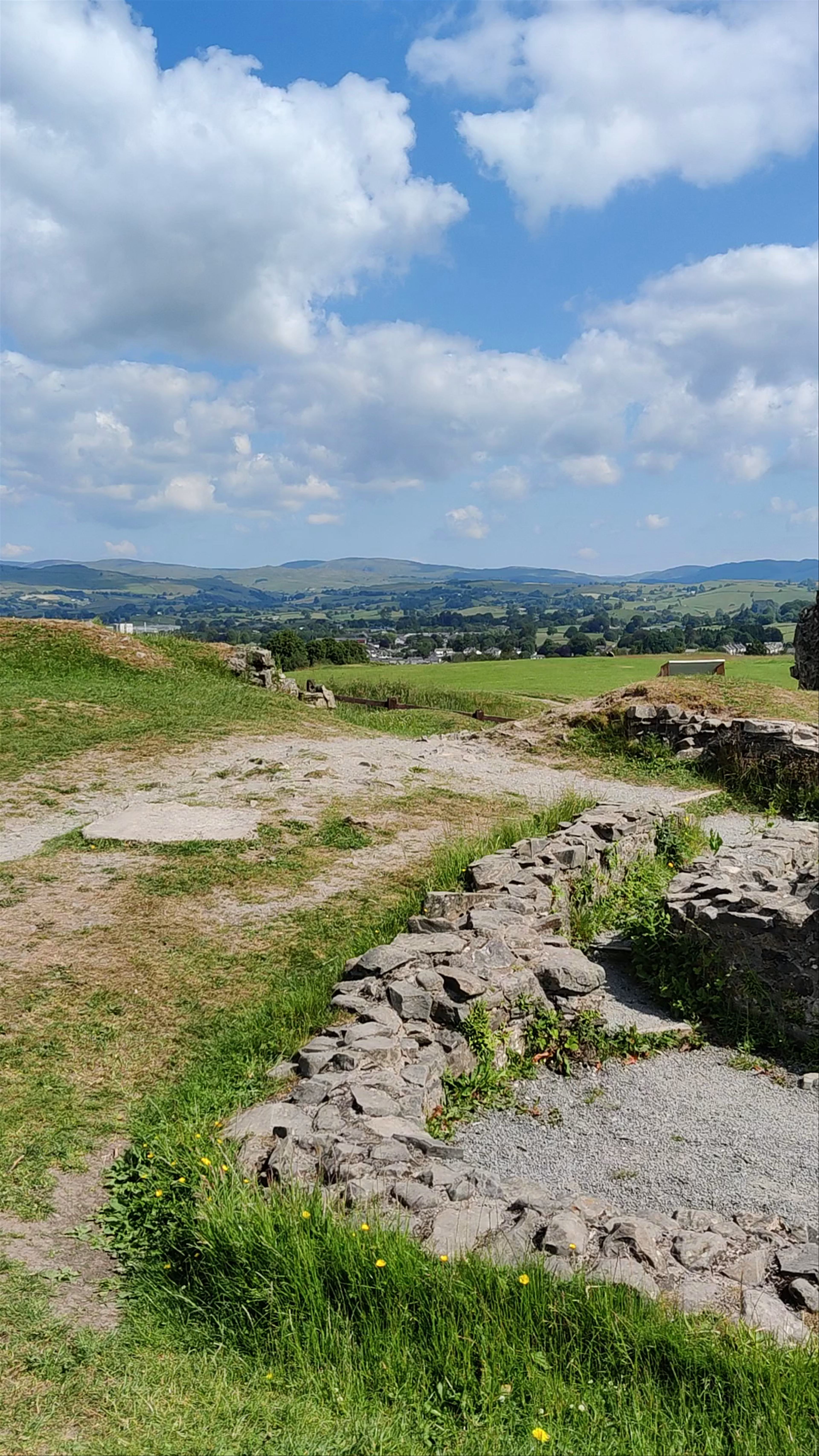 Kendal Castle Ruins: Historic Serenity in the English Lake District