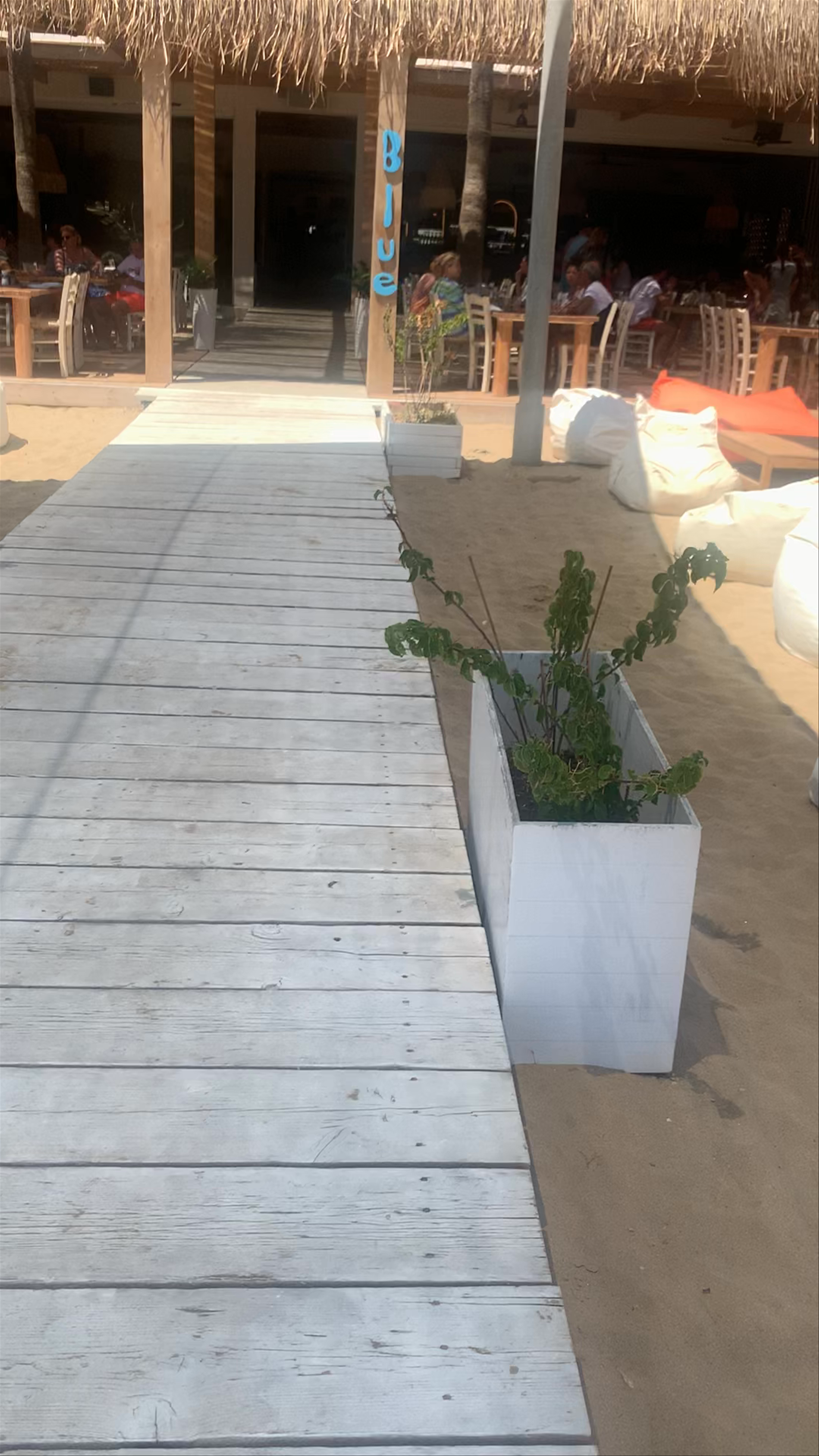 Blue Restaurant Bar: Beachside Vibes at Chrisi Akti, Paros
