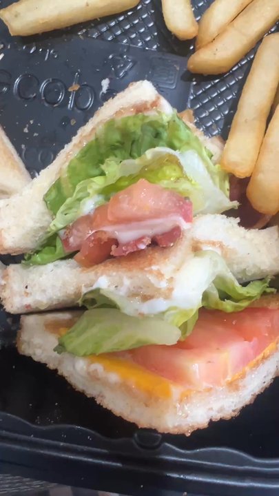 The Broadway Burger - Club sandwhich but more blt - Burgers Near Me - Glendale, California