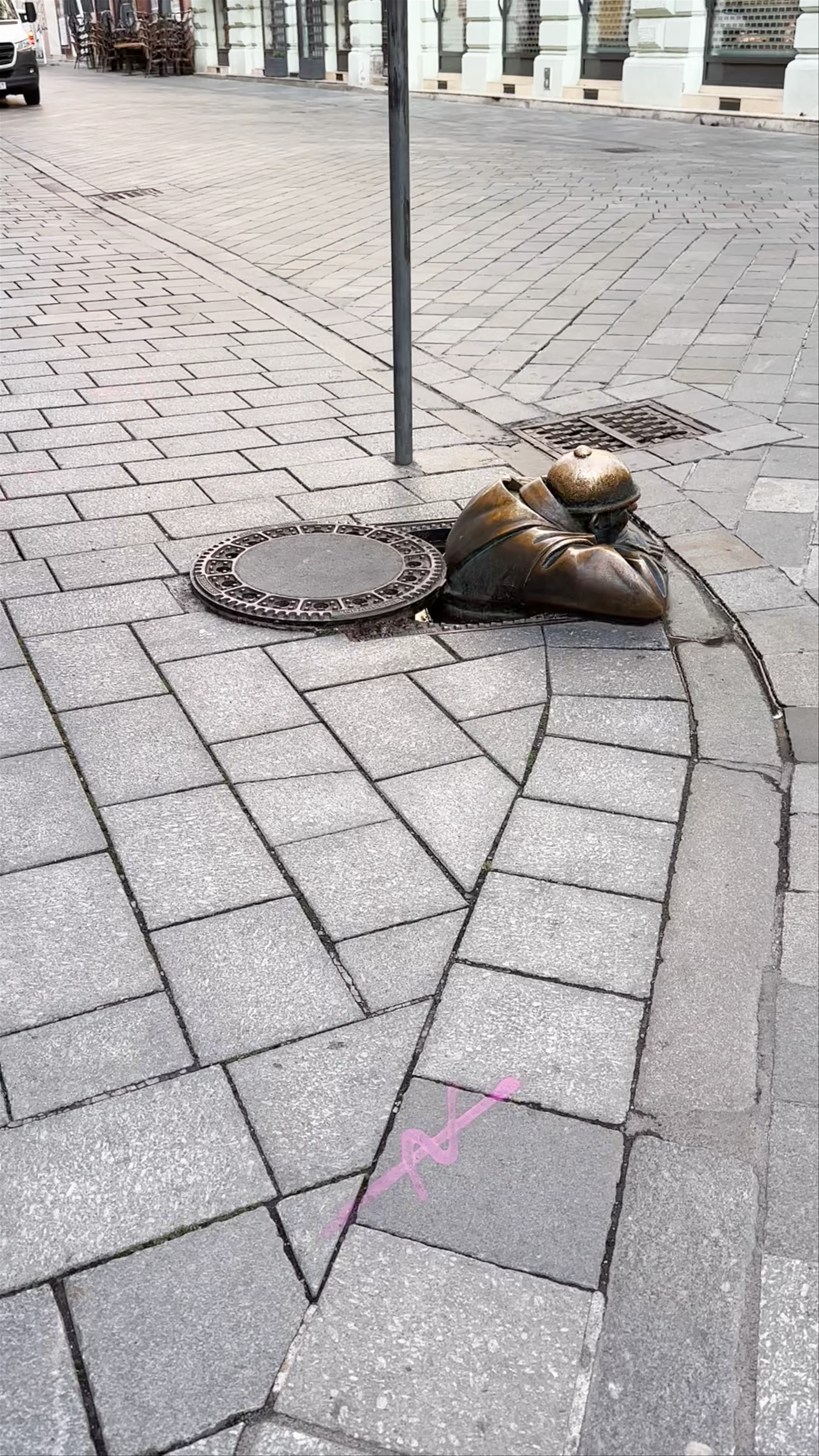 Man at Work - Čumil, Panská, Bratislava