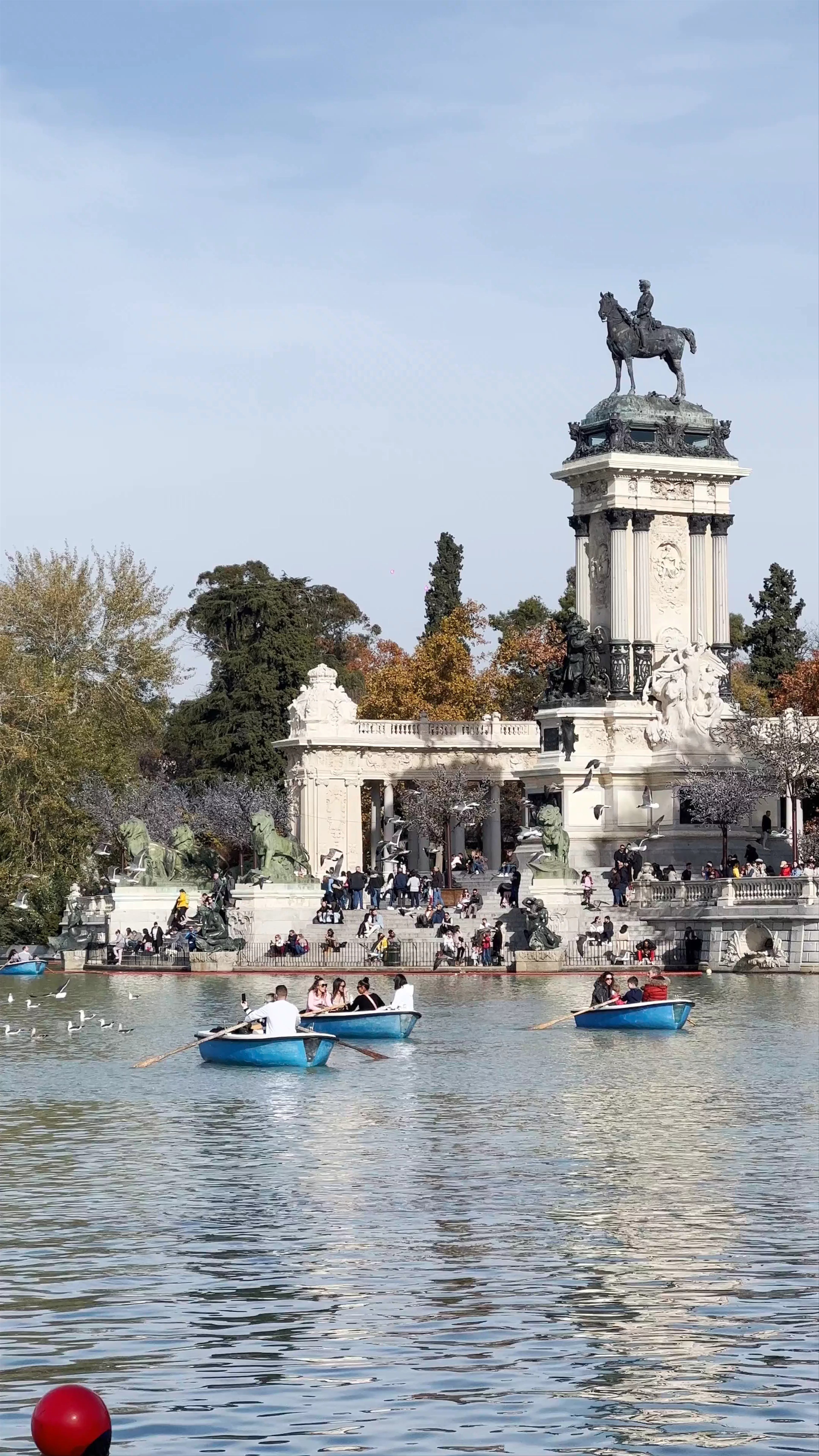 Estanque Grande de El Retiro, Paseo de Colombia, Madrid, Spain