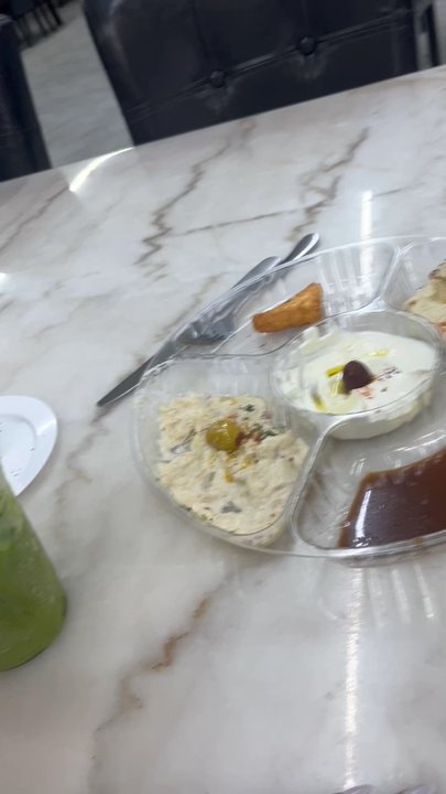 Jerusalem Reebar - Platter dish + nablusi Fried Nabulsi Cheese - Middle Eastern Near Me - Nashville, Tennessee