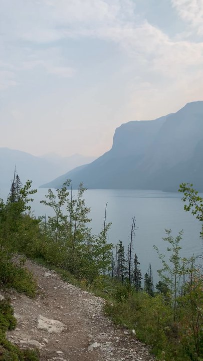 Lake Minnewanka - Panoramic view of the lake - Lakes Near Me - Banff, Alberta