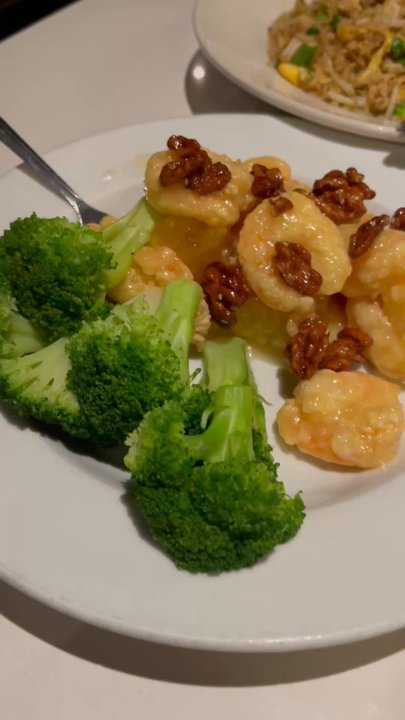 Wokcano - Honey Walnut Shrimp Vegetable Fried Rice Shanghai Lo Mein (combination) - Chinese Near Me - Los Angeles, California