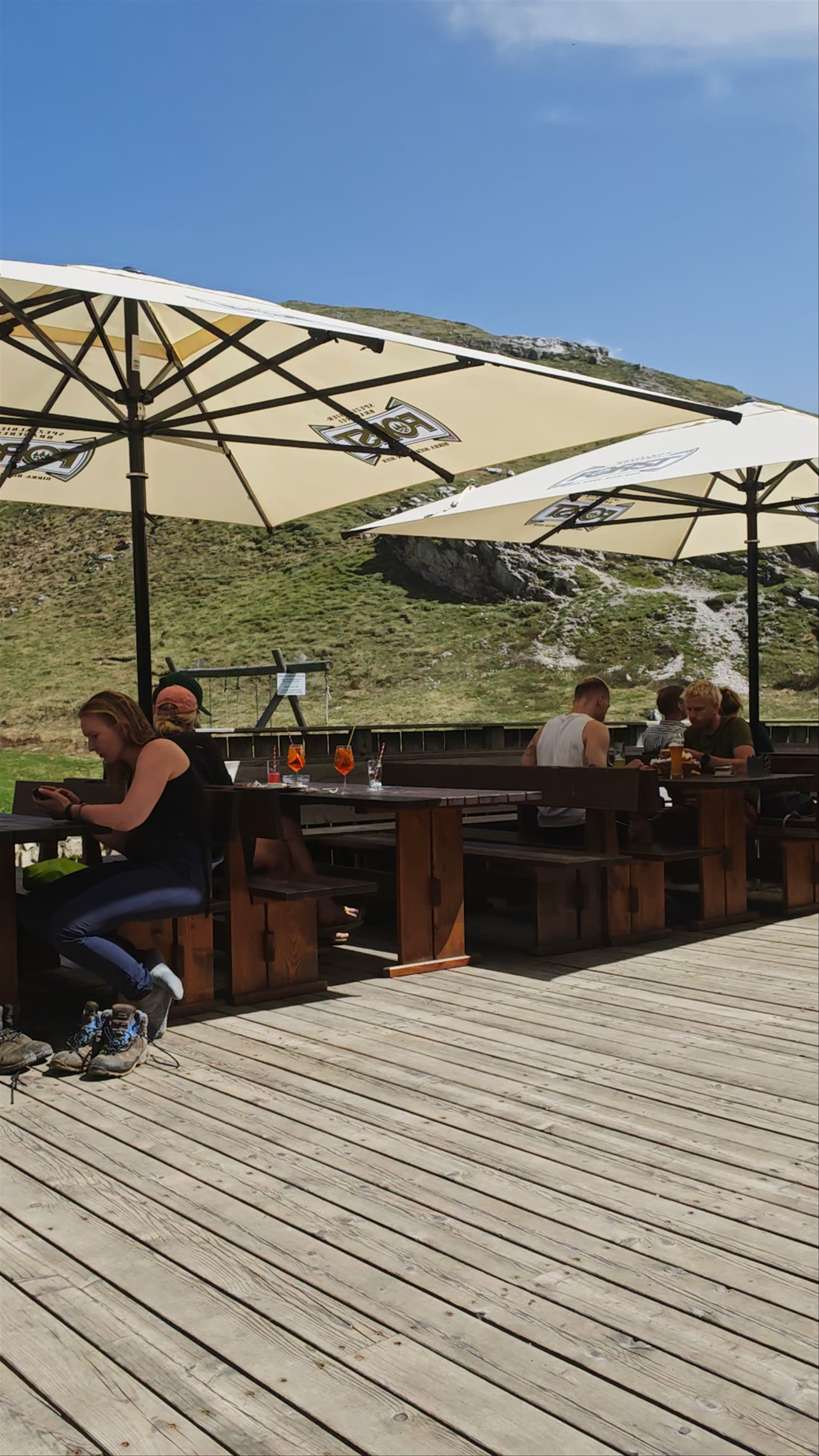 Relaxing Alpine Terrace Experience at Rifugio Genova in South Tyrol