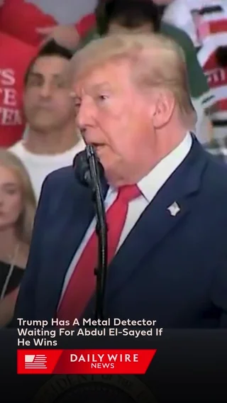 Trump Has Metal Detector Waiting For El-Sayed If He Wins