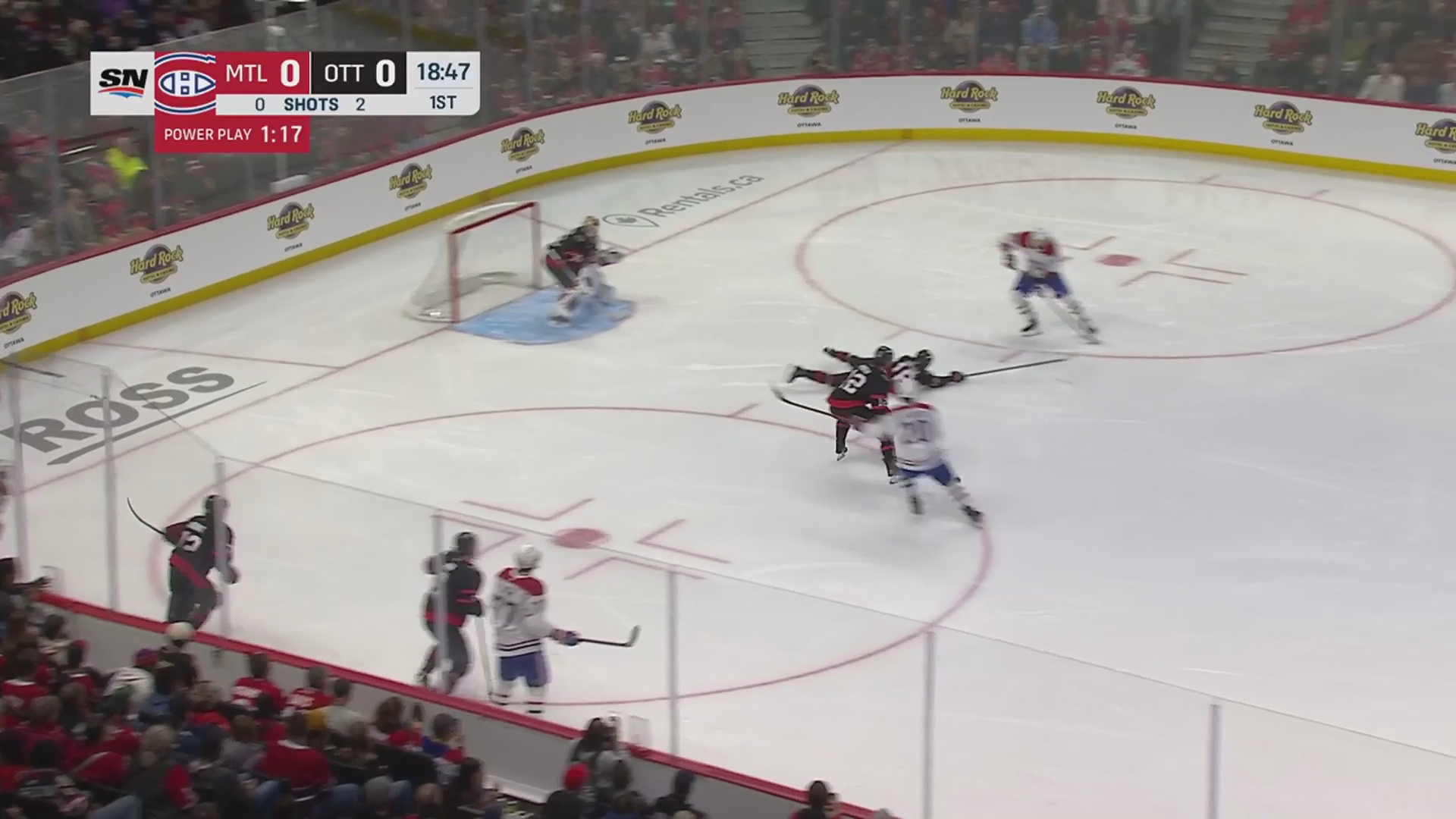 Slafkovský scores opener — sets Canadiens record · Mar 11, 2026