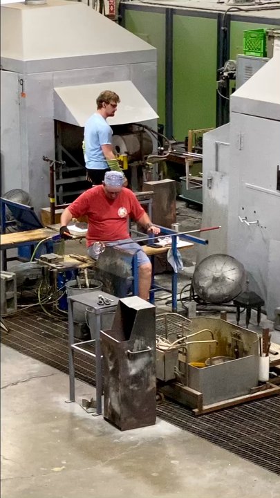 Simon Pearce - Watching the guys work - Home Decor Near Me - Oakland, Maryland