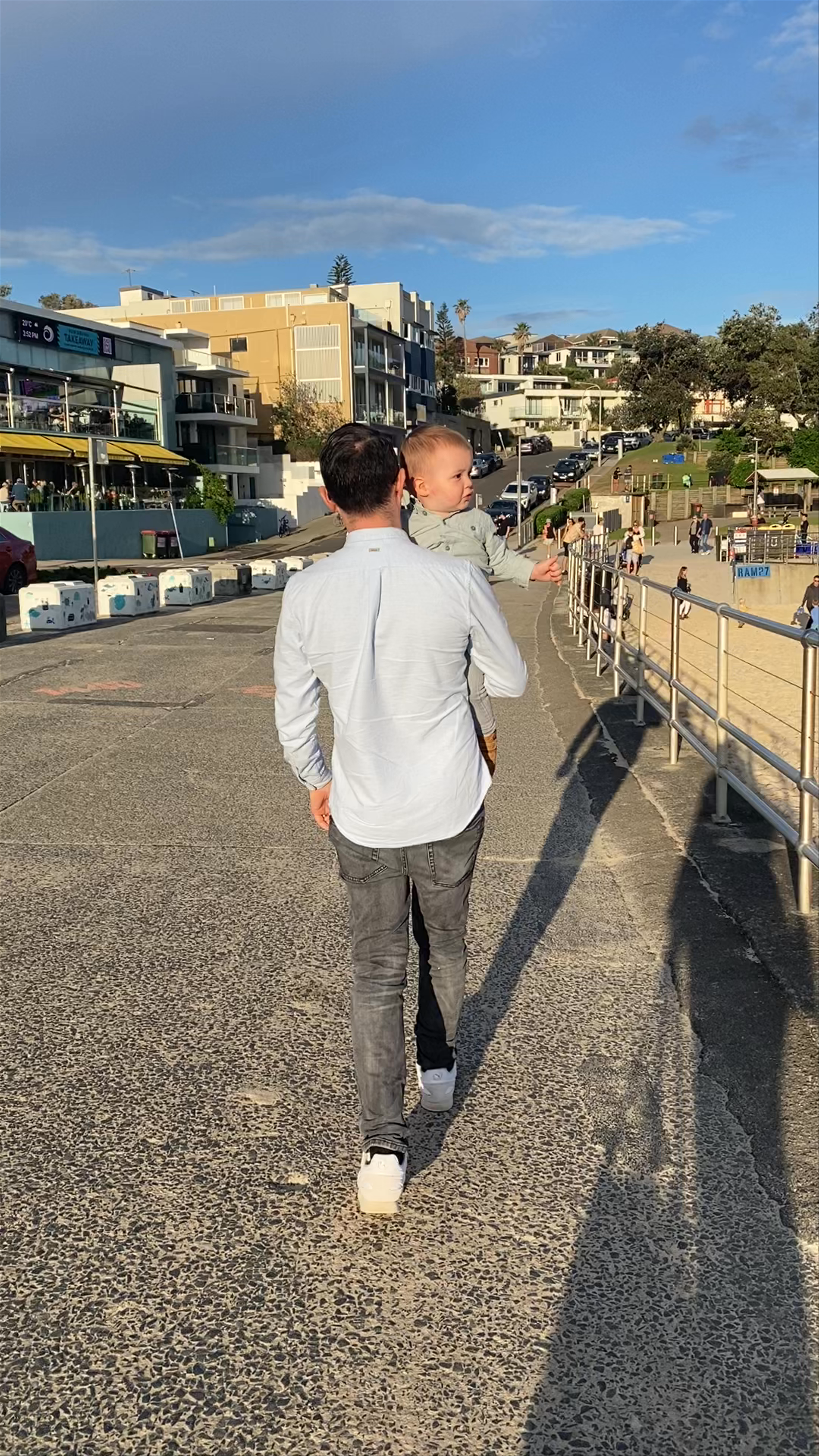 Golden Hour Walk at North Bondi Beach, Australia