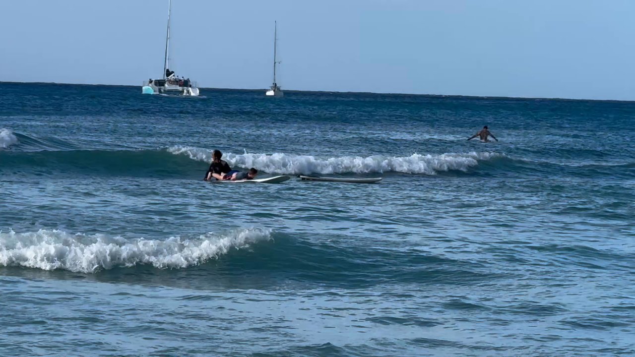 Sparky's Surf School - Second wave success! - Surf Schools Near Me - Honolulu, Hawaii