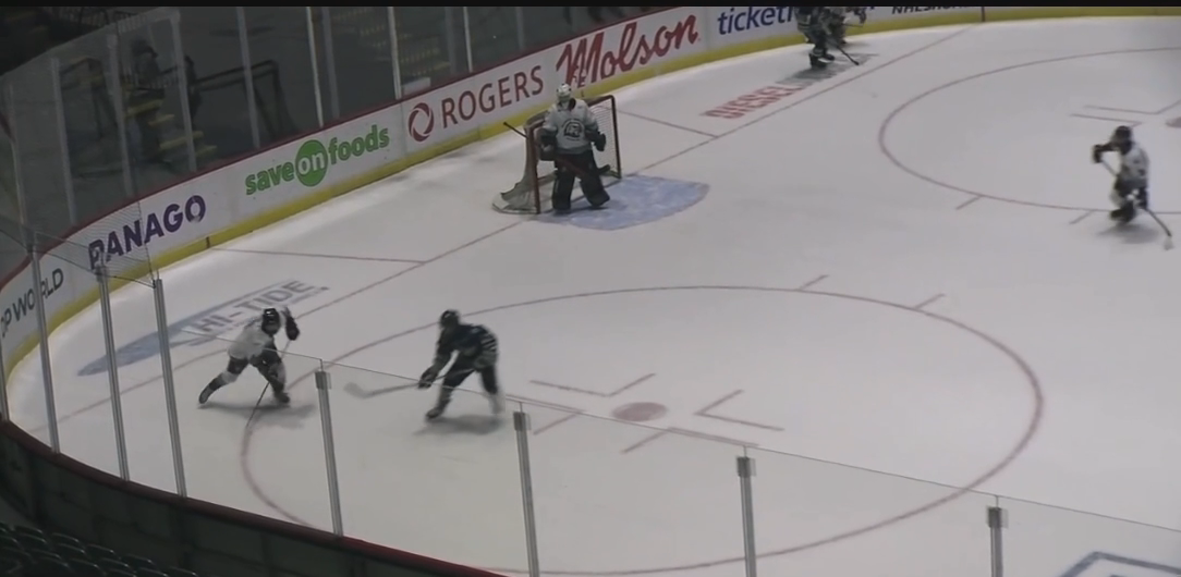 Luc McCormick's Offensive Highlight: Forecheck & Scoring Chance