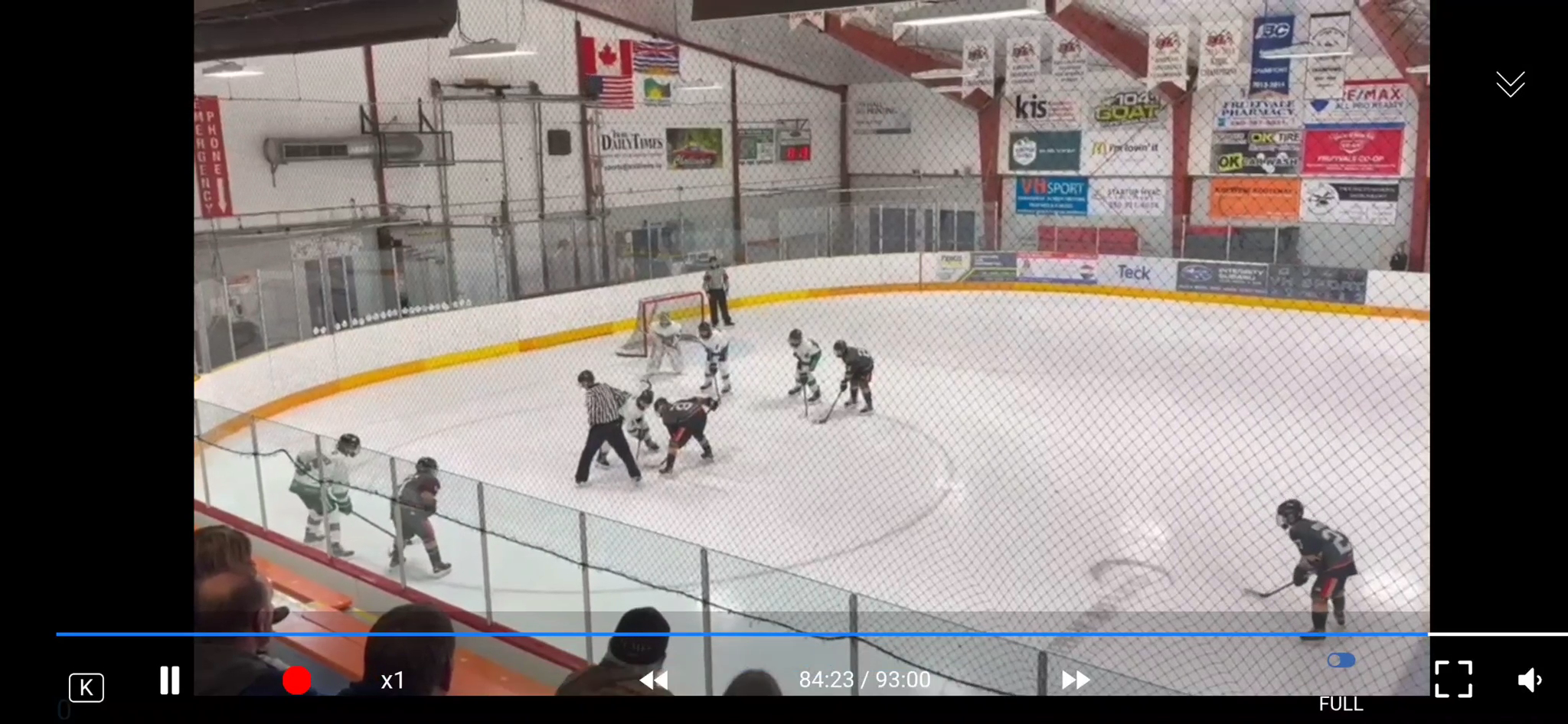 Ericson Smith's High Slot Snipe - West Kootenay U15 AA Highlights
