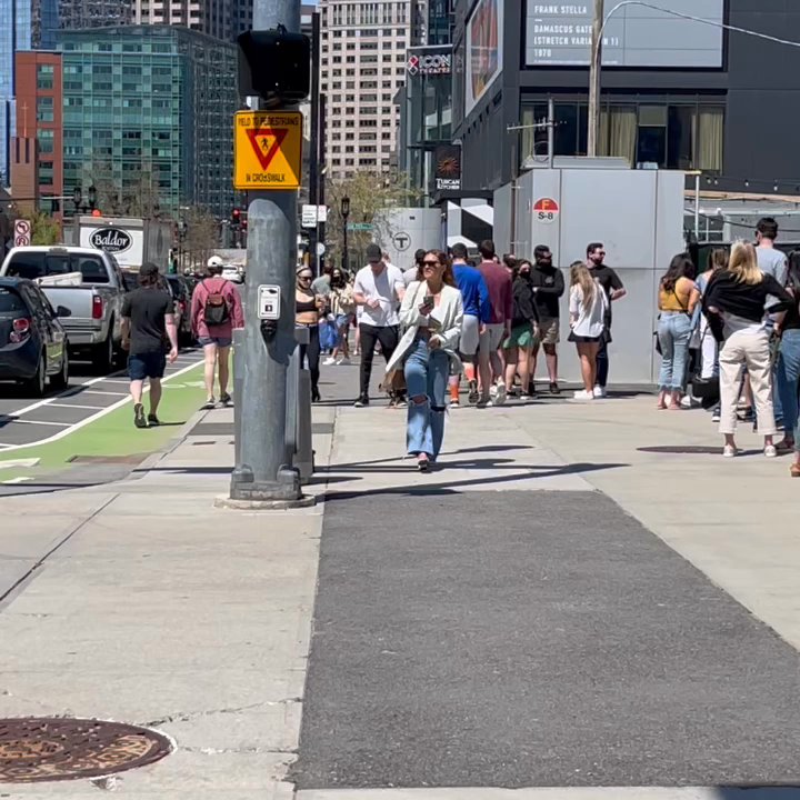 Cisco Seaport - The line tho' - Beer Gardens Near Me - Boston, Massachusetts