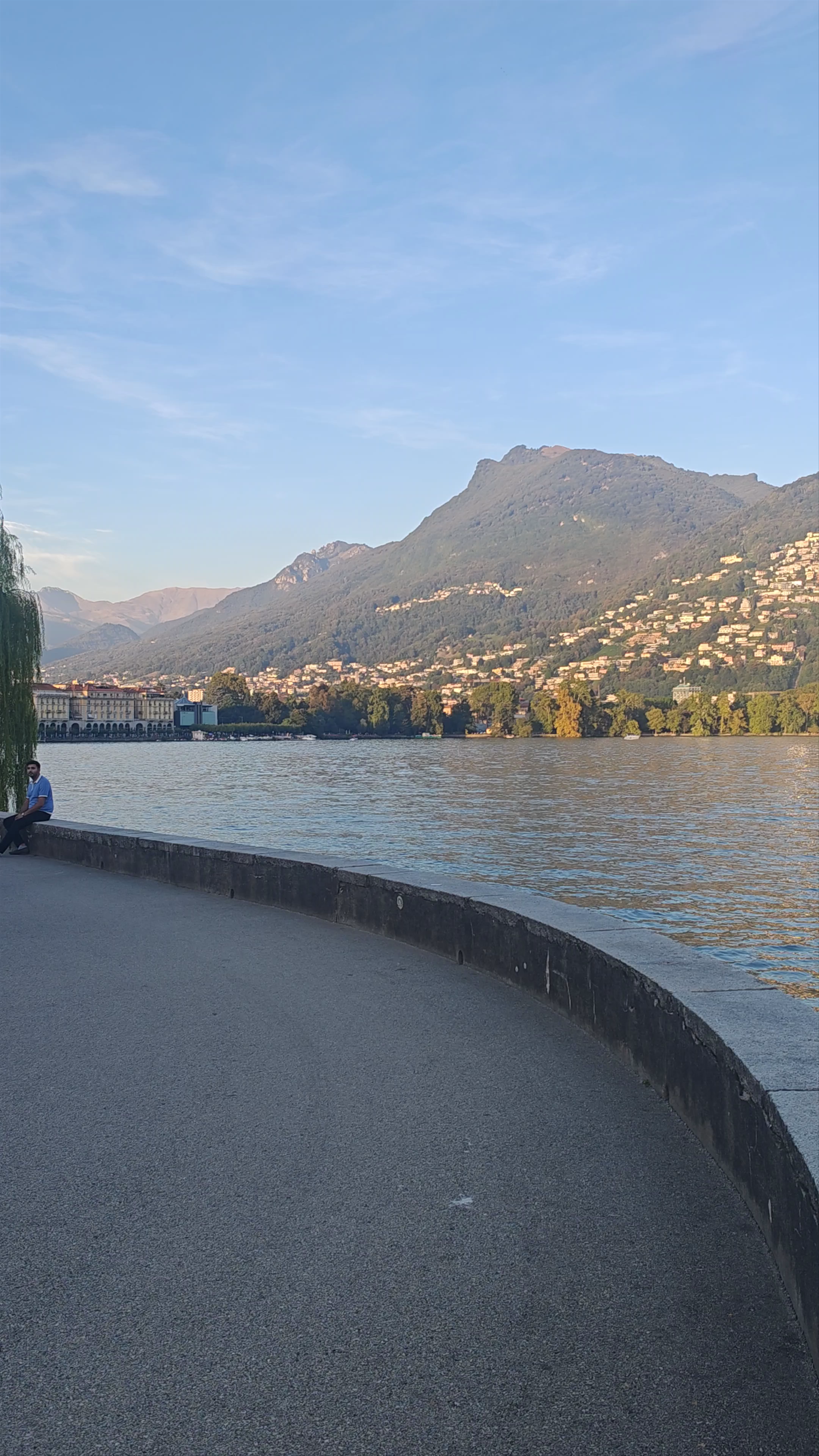 Golden Hour Serenity at Parco Belvedere, Lugano