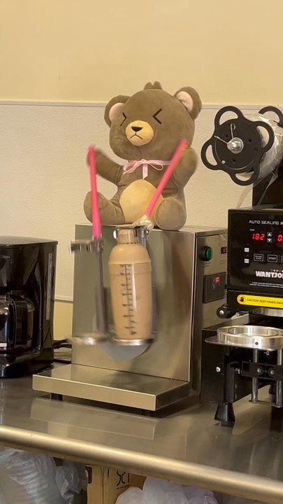 Jade Tea - "Our most hard working employee" said the owner of Jade Tea - Bubble Tea Near Me - Grand Rapids, Michigan