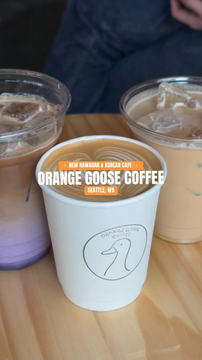 Orange Goose Coffee - Themed Cafes Near Me - Seattle, Washington