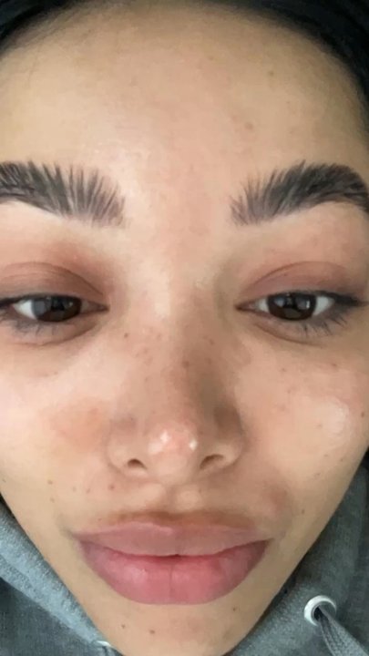 Jenny Inks - Healed tattoo freckles!  Lip blush 2nd pass healed from November - Permanent Makeup Near Me - Las Vegas, Nevada
