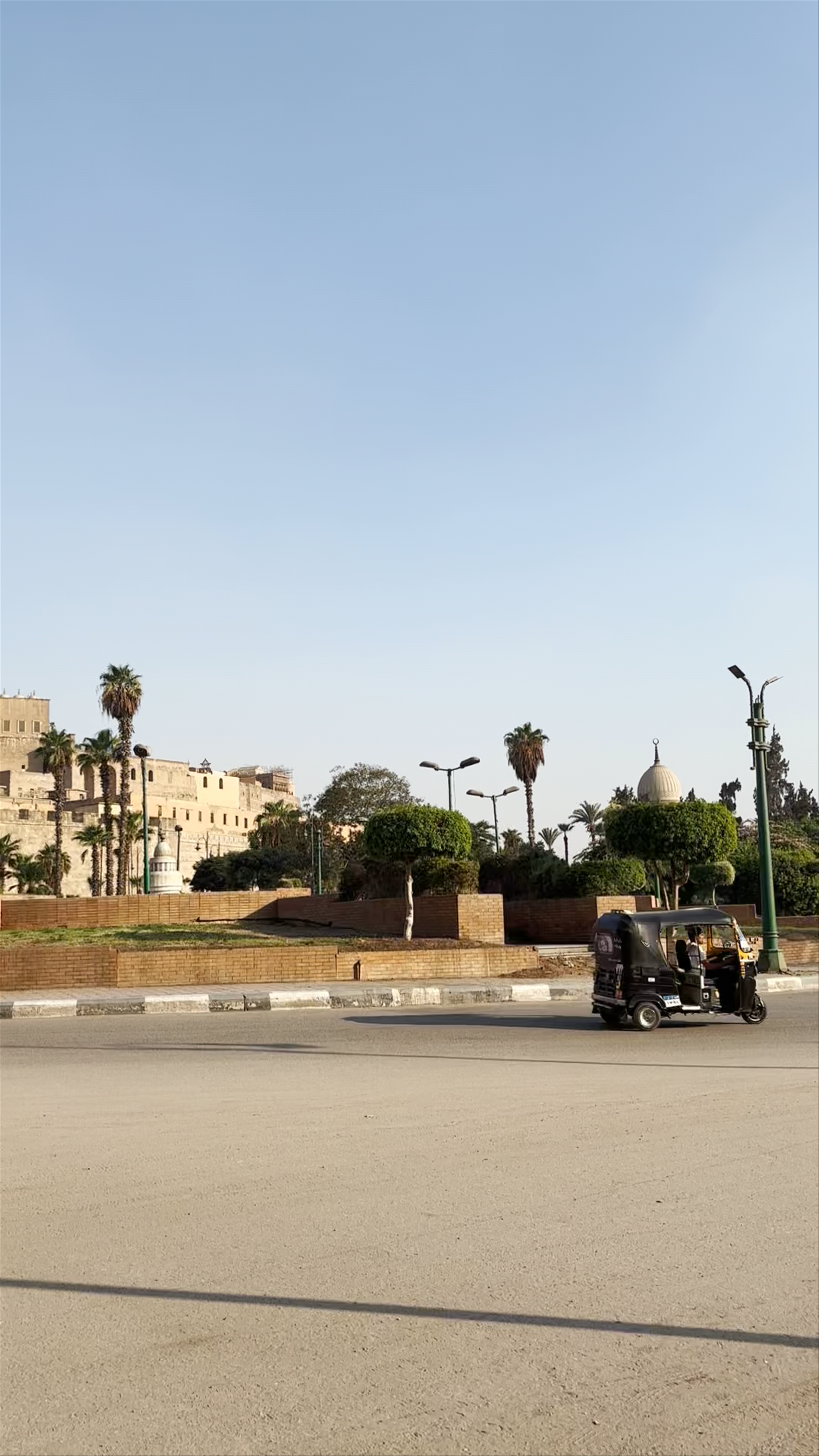 Historic Citadel and Mosque Views in Cairo's El-Darb El-Ahmar