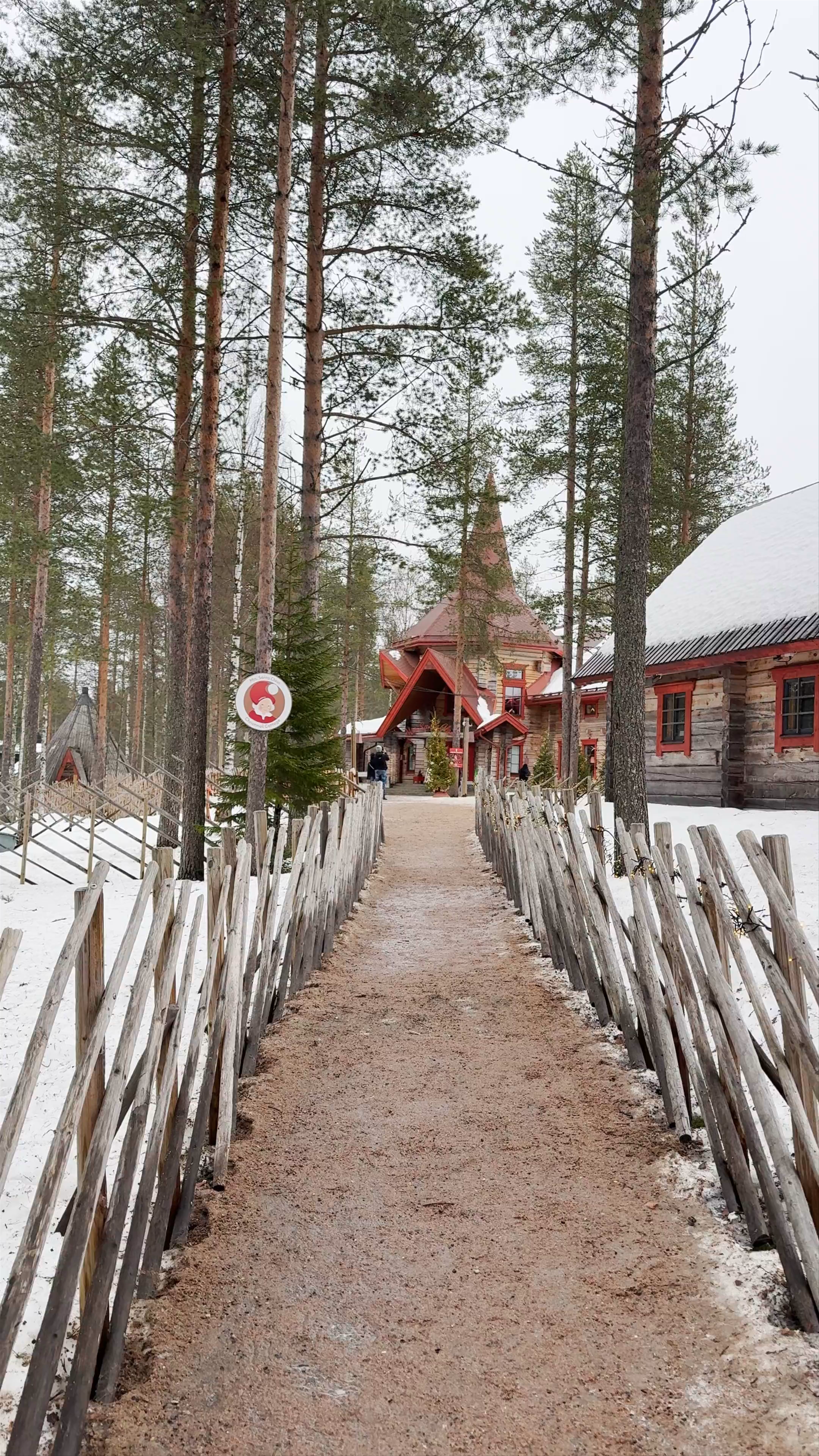 Enchanting Walk to Santa Claus Village in Rovaniemi, Finland