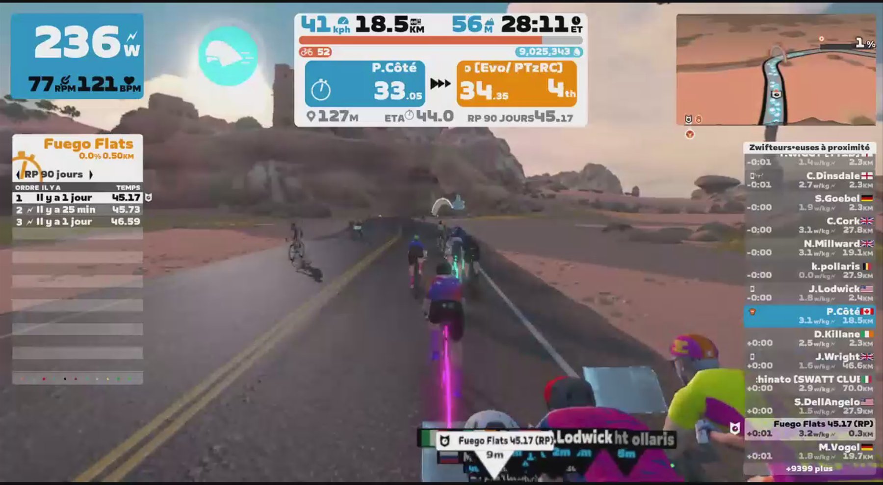 Zwift - Pacer Group Ride: Tick Tock in Watopia with Jacques