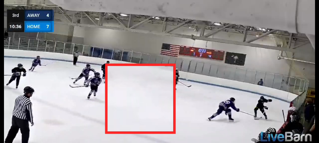 Aggressive play by the big D man results in a goal.