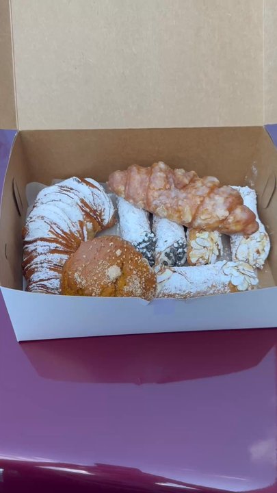 Auddino's Italian Bakery - Lobster tail, glazed croissant, almond and chocolate chip cannolis, pumpkin muffin - Bakeries Near Me - Columbus, Ohio
