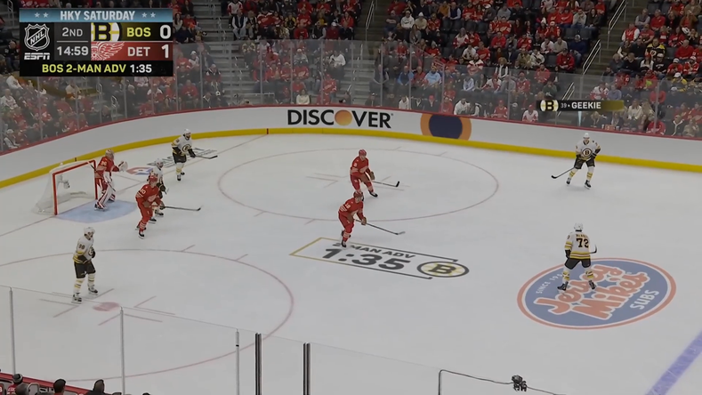 Pastrnak ties it with power-play goal before getting his 500th assist · Mar 21, 2026