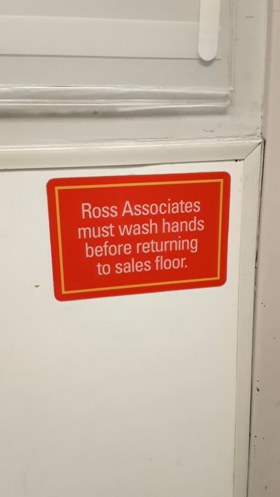 Ross Dress for Less - Restroom does not have hand soap - Department Stores Near Me - Tempe, Arizona