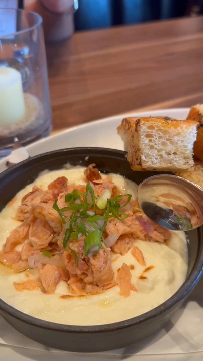 Ramble Room - Warm Ricotta & Smoked Salmon - New American Near Me - Dallas, Texas