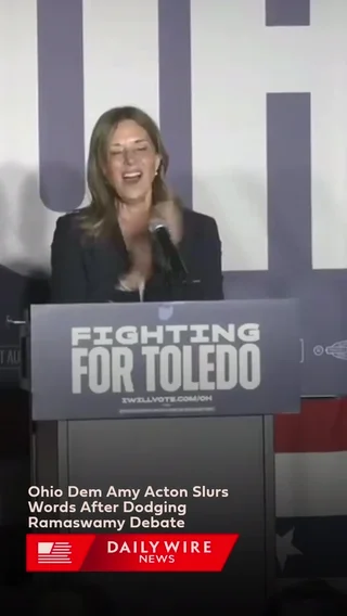 Ohio Dem Amy Acton Slurs Words After Dodging Debate