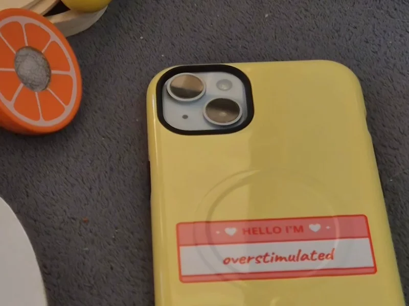 Phone case ad