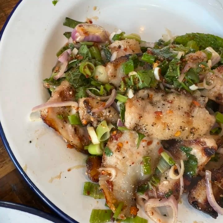 Bird & Buffalo - Grilled pork cheek larb - Thai Near Me - Oakland, California