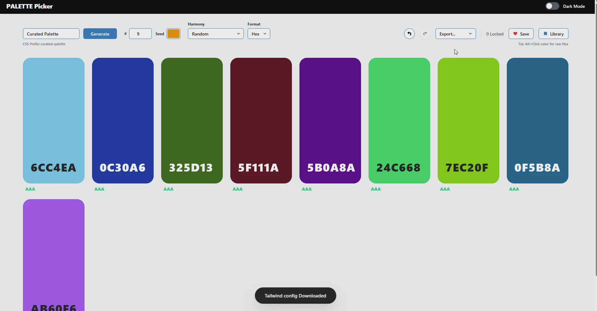 Palette Picker – Colour Palette Generator image 1