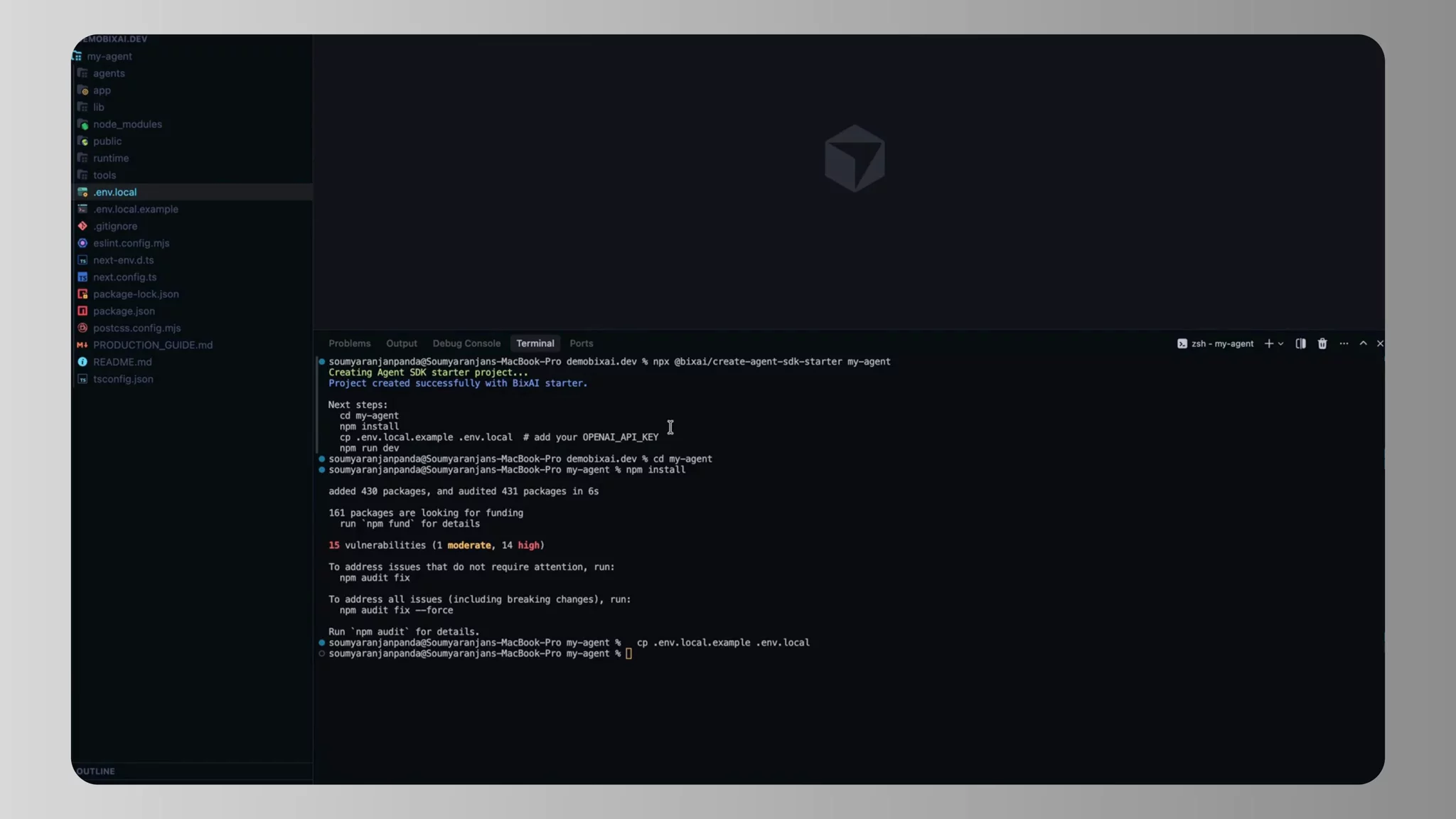 Bixai Agent SDK Starter Kit image 1