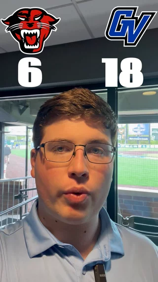 Video thumbnail for video titled GVSU defeats Davenport 18-6