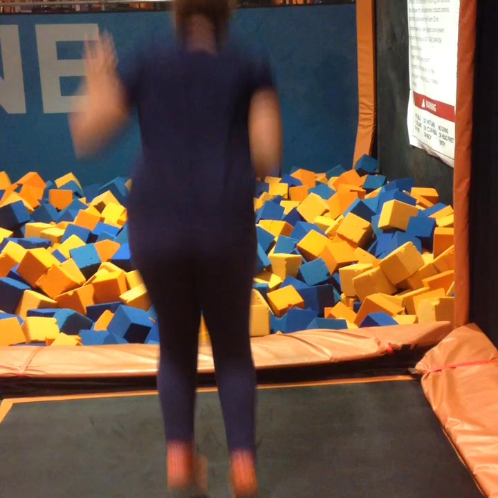 Sky Zone Trampoline Park - Best part is my daughter having fun - Trampoline Parks Near Me - Ocean Township, New Jersey