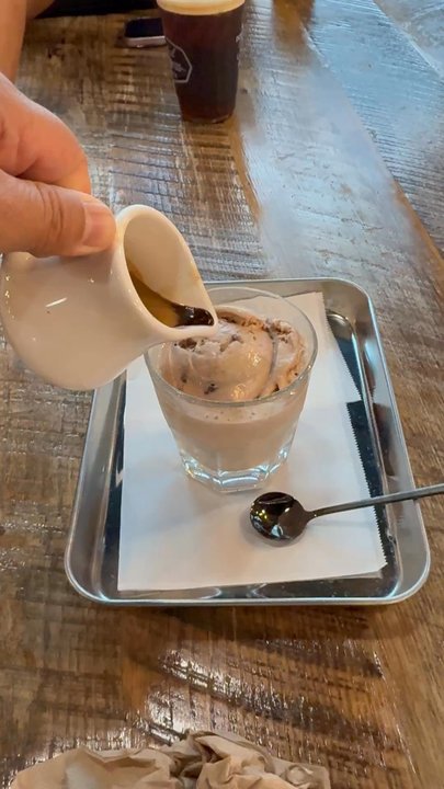 Foxtail Coffee - Affogato (Expresso over Mexican Chocolate Ice Cream) - Coffee & Tea Near Me - Jacksonville, Florida