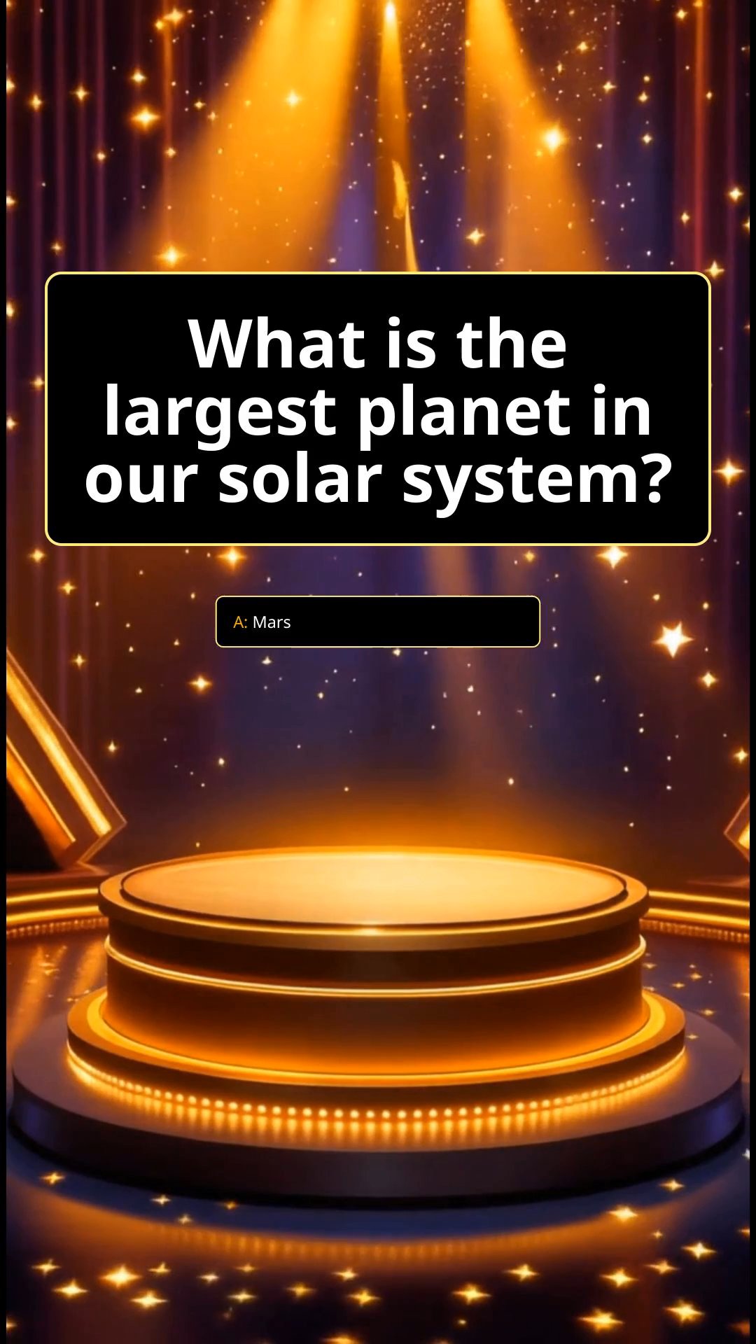 General Knowledge Quiz !