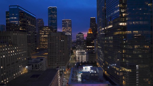 Houston, Texas at night