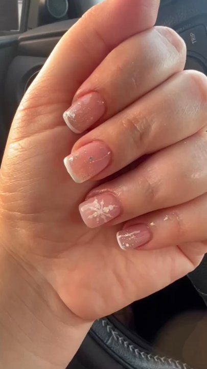 Nails World - These were done for Christmas, and though I don't remember, who did my nails exactly, she did an amazing job with the details. - Nail Salons Near Me - La Quinta, California