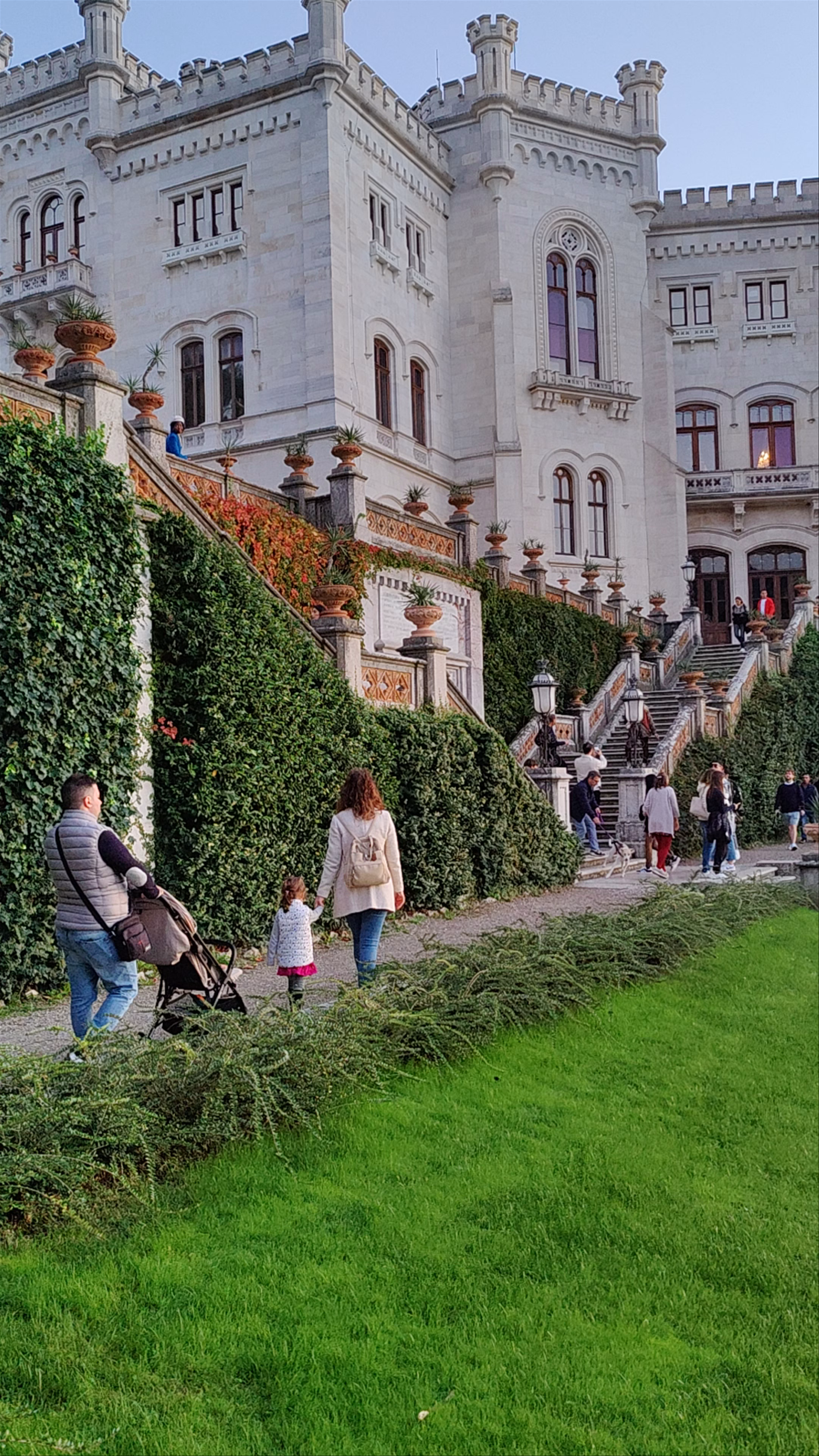Giardino all'italiana at Miramare Castle, Trieste, Italy