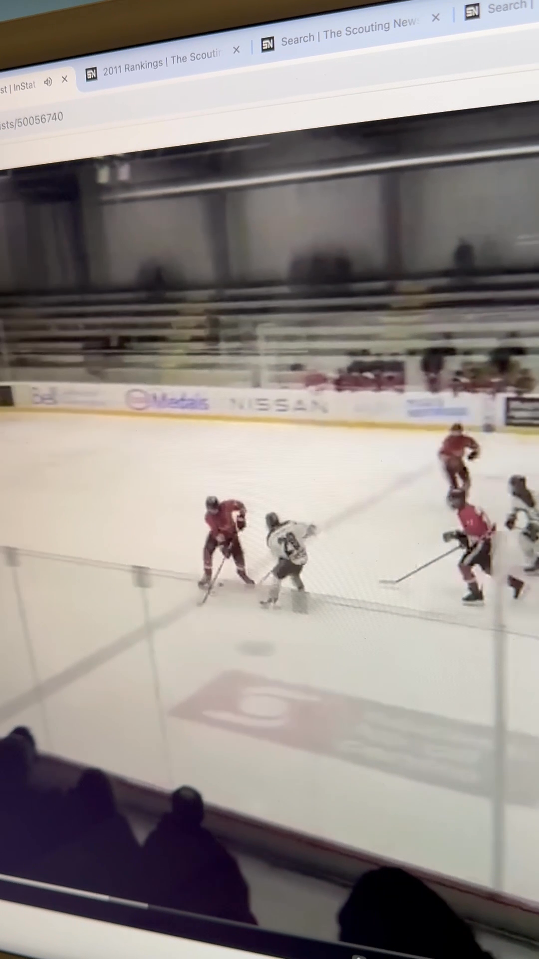 #20 - Bo Sabourin's First Touch to get breakaway: Goal from Neutral Zone