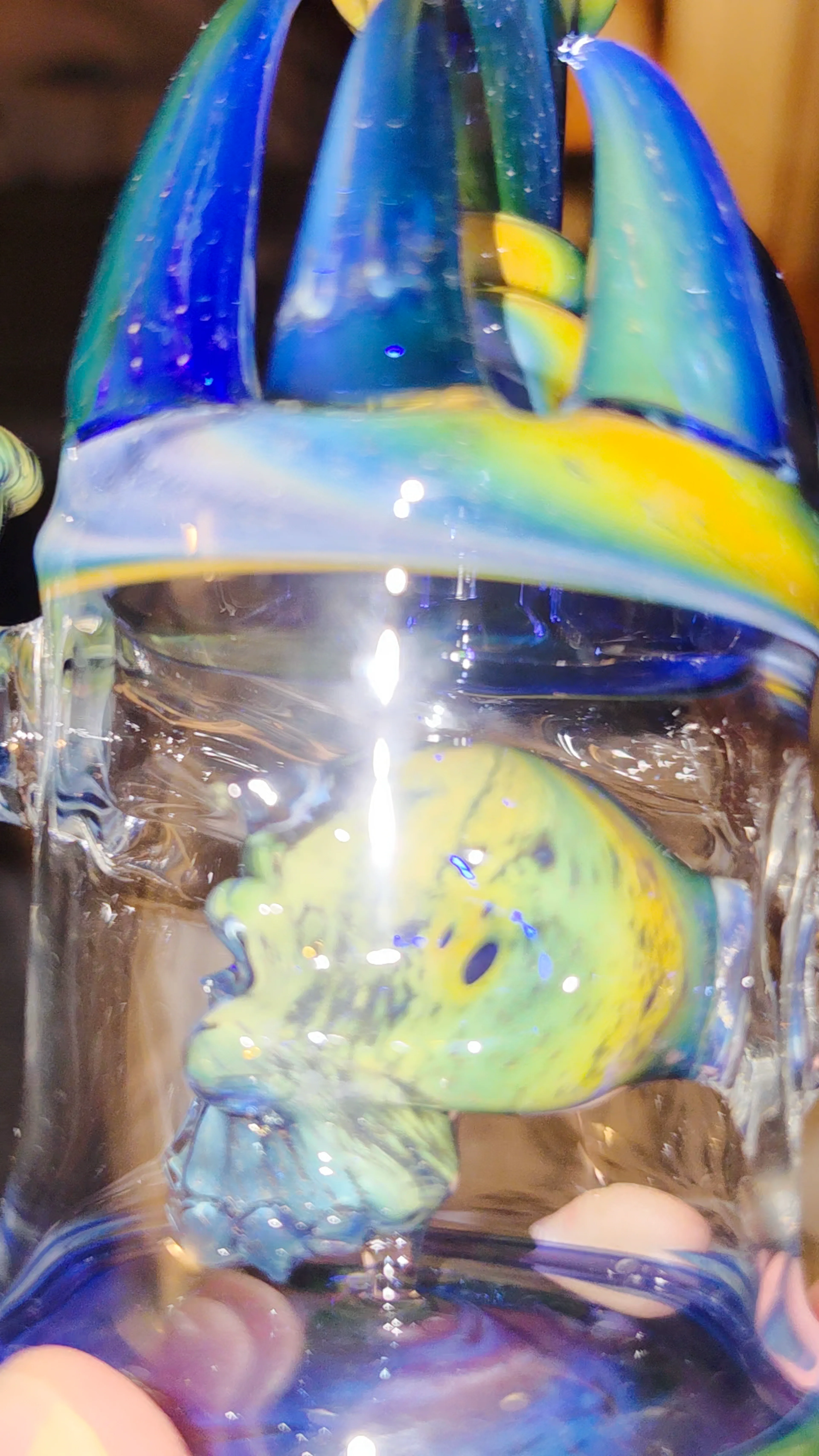Preview pic of KALEB FOLCK Gill Skull in a bottle