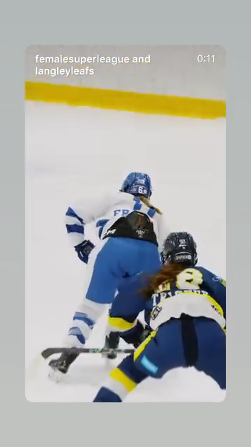 Taelyn Franklin's Deceptive Assist - Langley Hockey Academy Highlights
