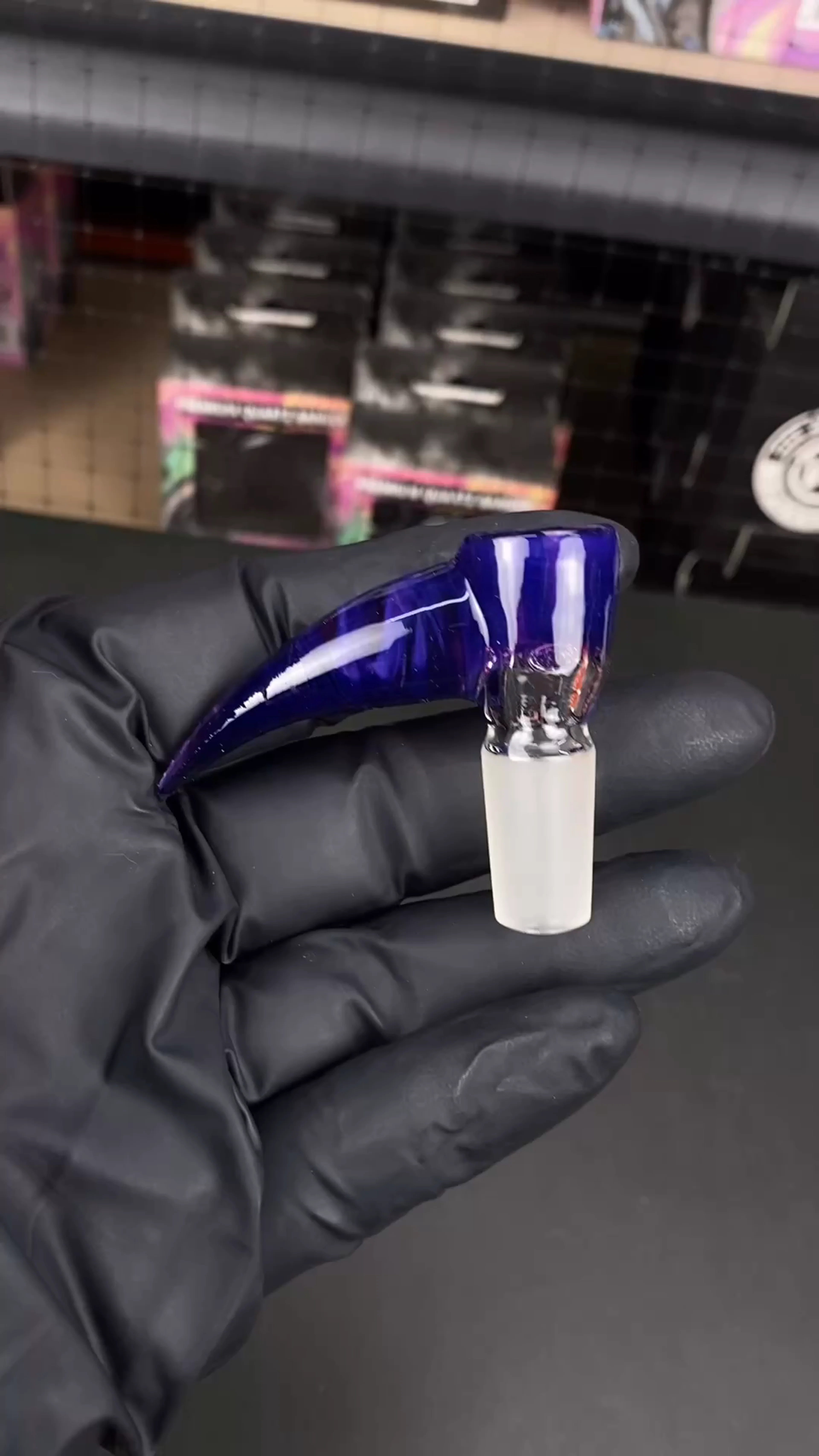 Preview pic of 14mm 4-Hole Glass Bowl Slide by Magizle
