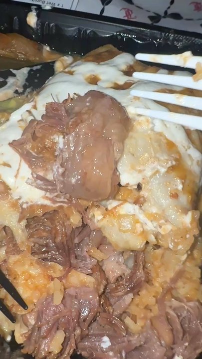 Tacos Manuel - Found a weird ball of goop in my burrito? It's not cheese. Don't know what it is but it smells weird and has a slime-like texture. - Tacos Near Me - Anaheim, California