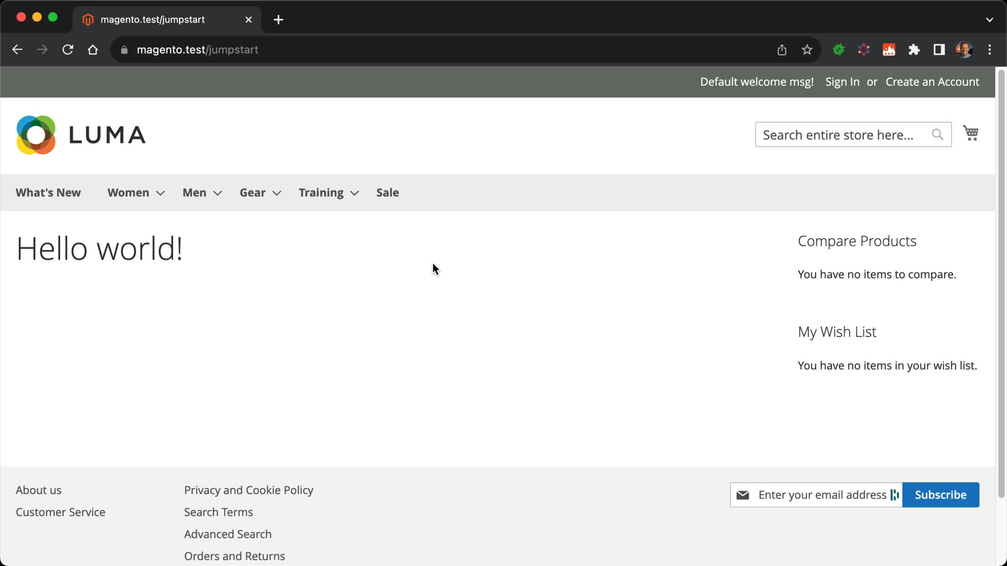 String translation in Magento