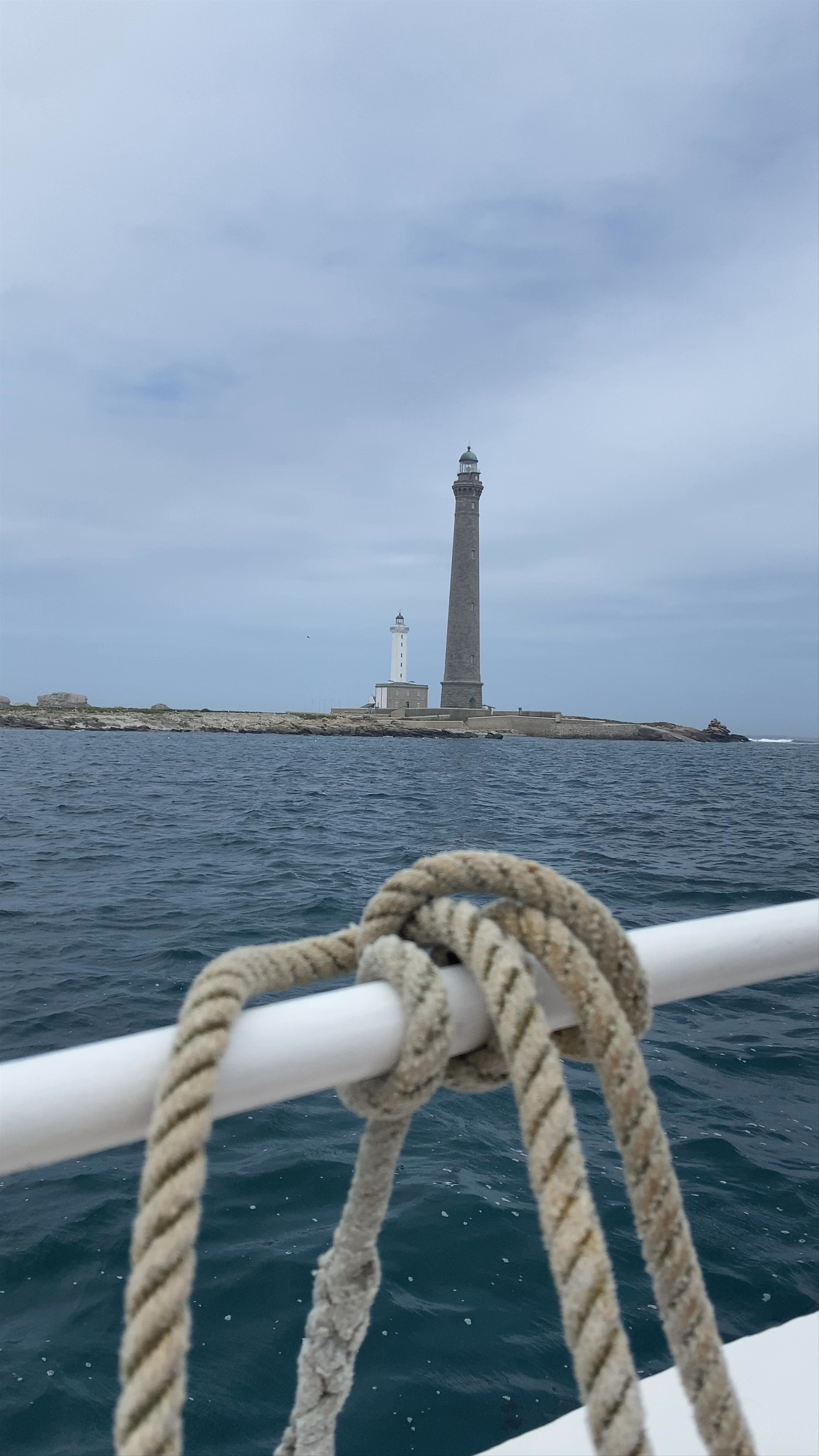 Île Vierge Lighthouse: Majestic Beacon of Brittany from the Sea